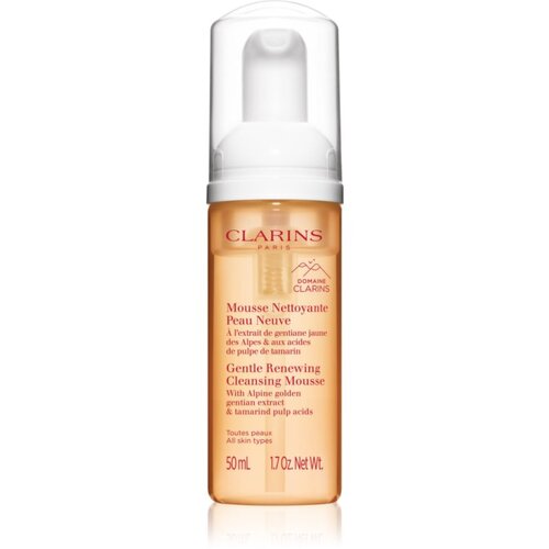Clarins Cleansing Gentle Renewing Cleansing Mousse nežna čistilna pena za vse tipe kože 50 ml Slike