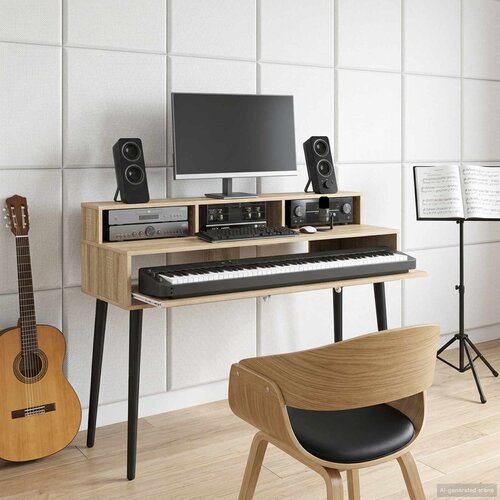 Studio radni stol Hrast sonoma 130 x 42,5 x 36 cm Cijene