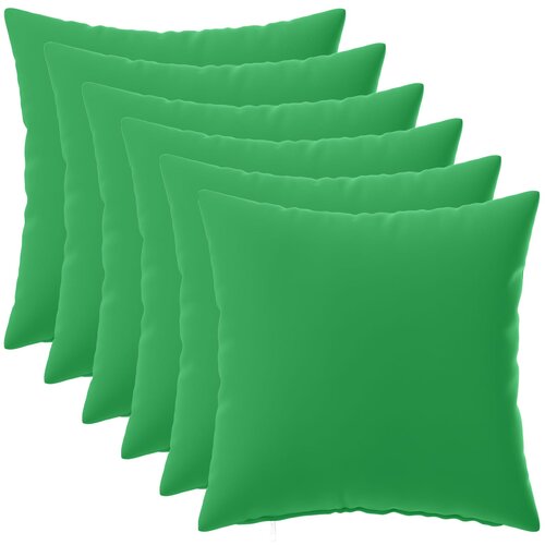  Presvlaka za jastuk 6 pcs HEERLEN Zelena 40 x 40 cm Poliester Cene