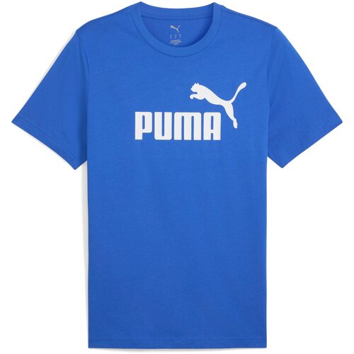 Puma Tehnička sportska majica &amp;#039;Ess No.1&amp;#039; plava / bijela Slike