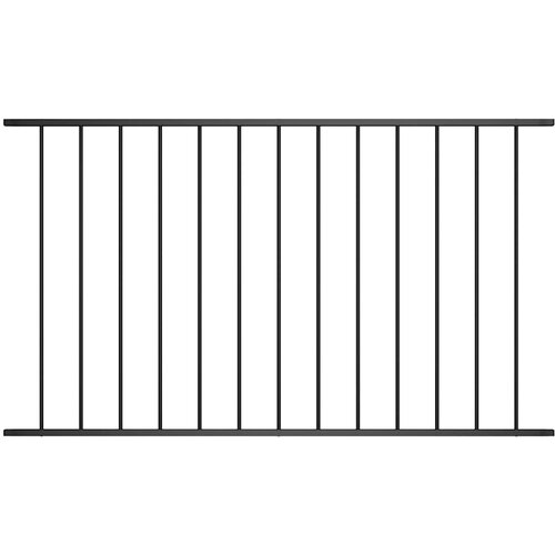  Ogradni panel Woerden čelik s praškastim premazom 1,7x1,17 m crna Cene