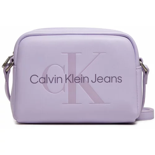 Calvin Klein Jeans Ročna torba Sculpted Camera Bag18 Mono K60K612220 Vijolična