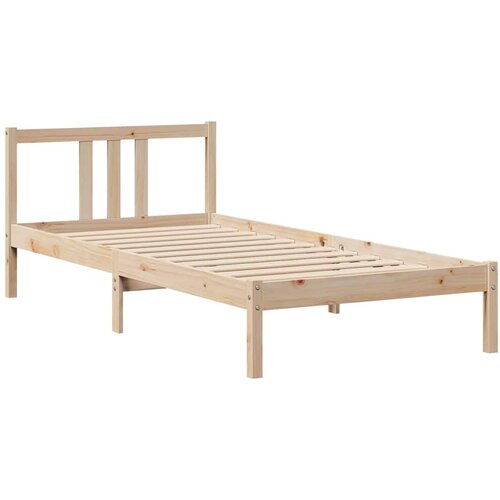  Okvir kreveta s uzglavljem 90 x 190 cm od borovine Slike