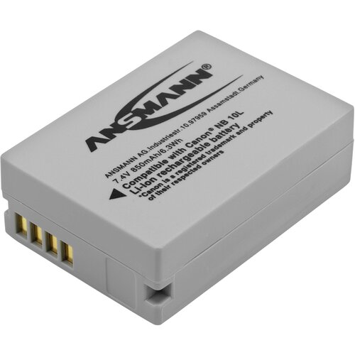 Ansmann A-Can NB 10L akumulatorska kamera Nadome&amp;scaron;ča originalno baterijo (kamera) NB-10L 7.4 V 850 mAh, (493959) Slike