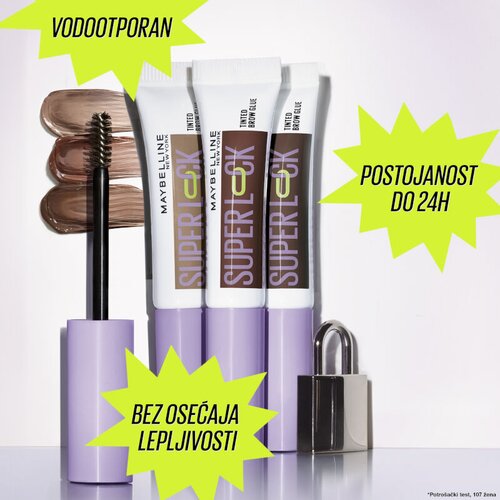 Maybelline Super Lock fiksacijski gel za obrvi odtenek 8 g Slike