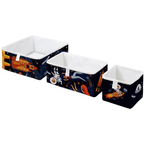 Mr. Little Fox set od 3 dječje kutije za pohranu Space Adventure Cijene