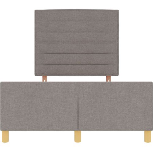  Krevetna konstrukcija taupe 120x200 cm od tkanine Slike