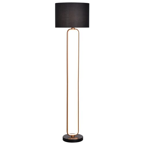 Rabalux podna lampa Domiro, LED, 30W, 3000K+E27, 165cm, Crna Slike