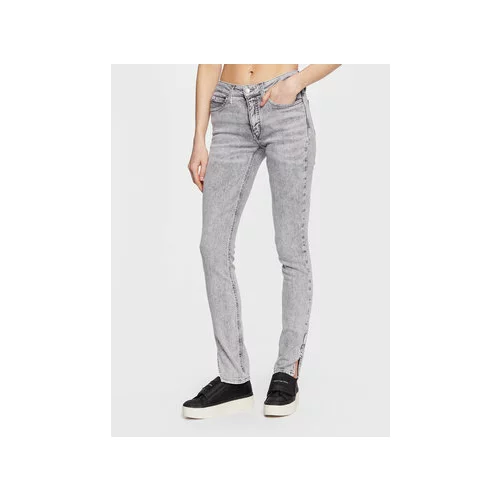 Calvin Klein Jeans Jeans hlače J20J221448 Siva Skinny Fit