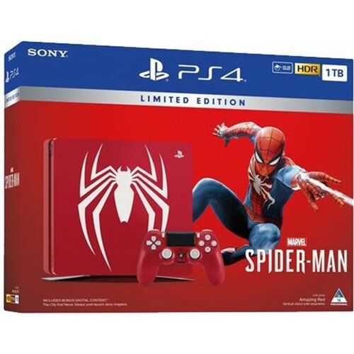 Sony PlayStation 4 Slim 1TB + Spider-man Special Edition Slike