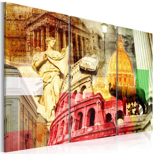  Slika - Charming Rome - triptych 120x80 Slike