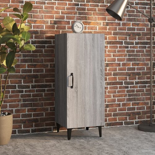 The Living Store Komoda siva sonoma 34,5x34x90 cm konstruiran les - Komoda, (21662437) Cene