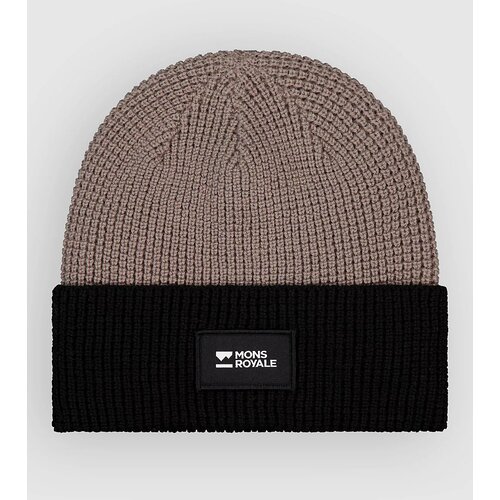 Mons Royale Bluff Merino Kapa cinder / black Slike