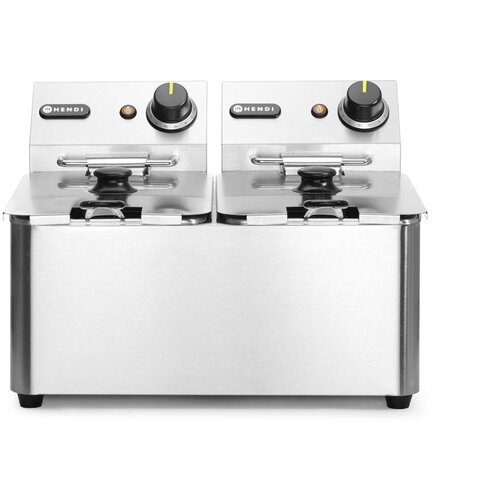 Hendi friteza kitchen line - 2x4L, kitchen line, 8L, 230V/6000W, 470x380x(H)315mm Cene