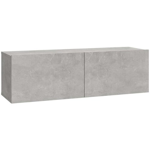 vidaXL TV omarica 2 kosa betonsko siva 100x30x30 cm konstruiran les Cene