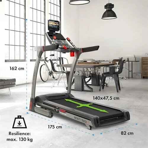 Capital Sports Infinity Track 4.0, tekalna steza, 5.5 PS, BT, aplikacija Kinomap, LED zaslon, (20537769) Slike