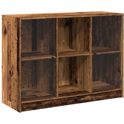 VidaXL Komoda boja starog drva 102x37x75,5 cm od konstruiranog drva Slike