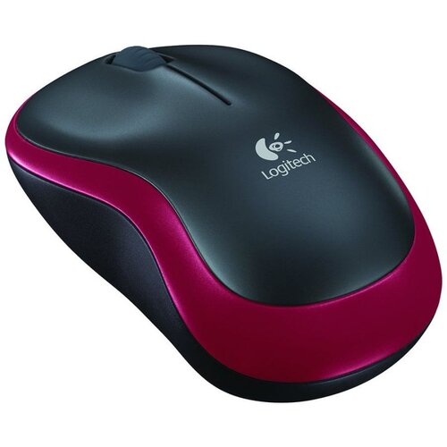 Logitech MIŠ USB 3TIPKE OPTIČKI BEŽIČNI M185 LOGITECH CRVENO/CRNI BLISTER Cene