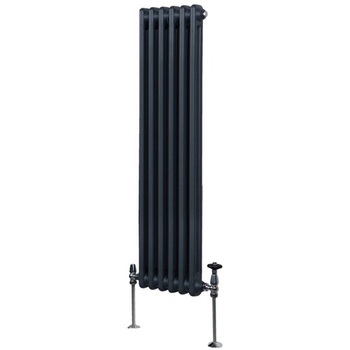 Monster tradicionalni radiator z 2 stolpcema - 1500 x 292 mm - antracitno siva, (21569947) Cene
