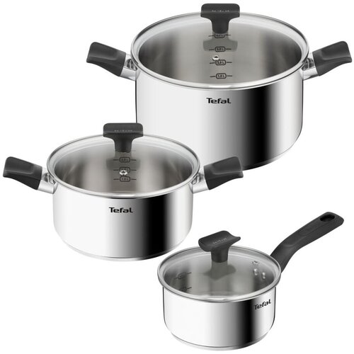 Tefal Komplet loncev iz nerjavečega jekla 6 ks Delicious B925S655 – Cene