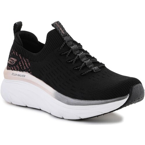 Skechers Modne superge D LUX WALKER LET IT GLOW 149366-BKRG Črna Slike