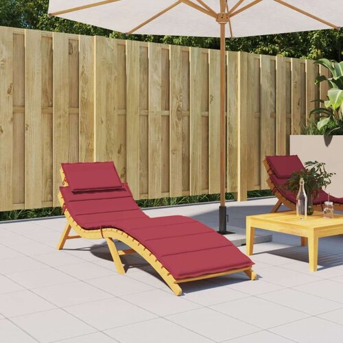 Jastuk za ležaljku boja vina 186 x 58 x 3 cm od tkanine Oxford Slike