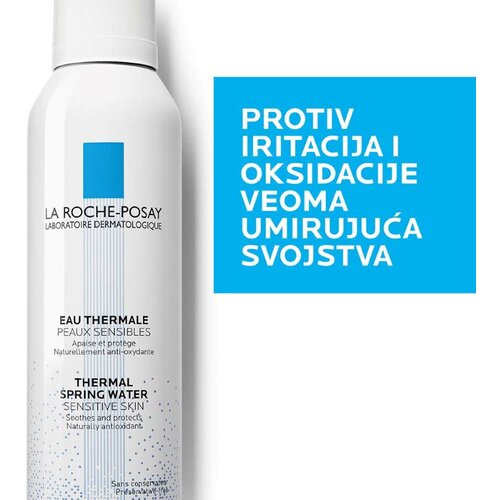 La Roche Posay Thermal Spring Water termalna voda v pr&amp;scaron;ilu za pomiritev razdražene kože 150 ml unisex Slike