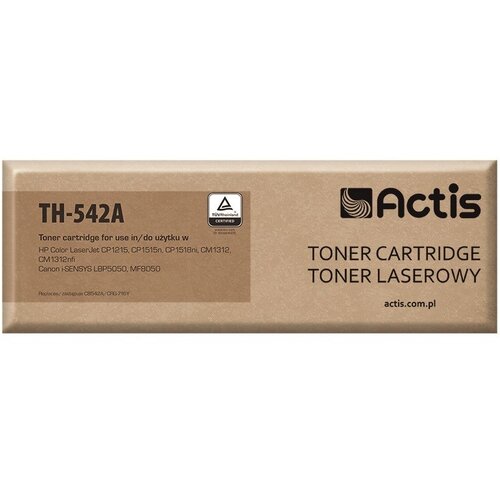 Actis TH-542A toner (replacement for HP 125A CB542A, Canon CRG-716Y; Standard; 1500 pages; yellow) Slike