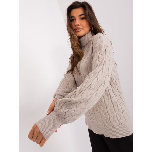 Wool Fashion Italia Sweater-AT-SW-2348.07-beige Cene