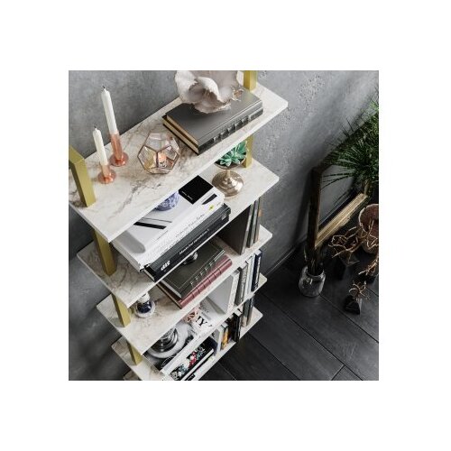 Hanah home piante white gold polica za knjige Slike