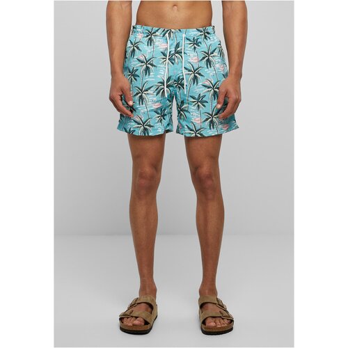 UC Men Patterned Swimsuit Shorts Tropical Bird Aop Slike