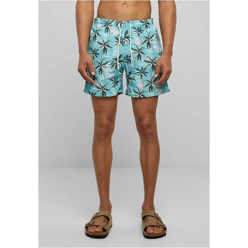 UC Men Patterned Swimsuit Shorts Tropical Bird Aop