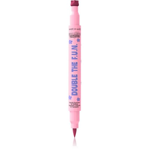 Wet'n wild SpongeBob SquarePants Double The F.U.N. Liquid Eyeliner & Stamp večnamensko črtalo za oči odtenek Jumpin' Jellyfish 1.2 ml Cene