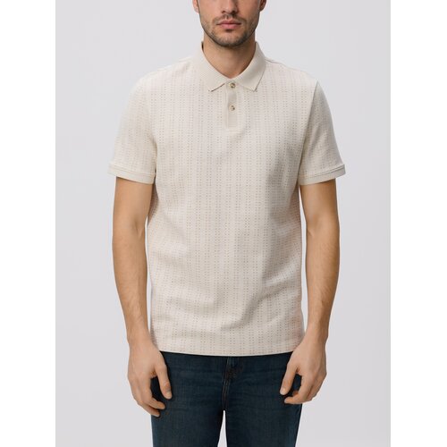 Reserved Regular fit strukturirana polo-majica - bež Cijene