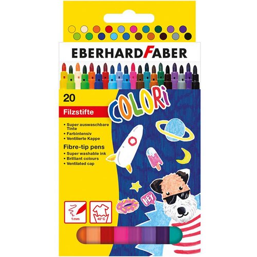 Faber-Castell Flomastri Eberhard Faber Colori, 20 kosov Cene