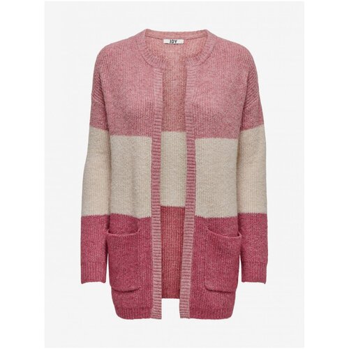 JDY Pink Striped Cardigan Hudson - Women Slike