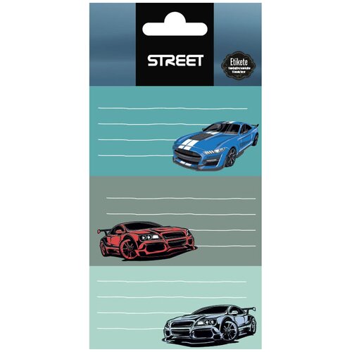 STREET etiketa za zvezek cars 9/1 Cene