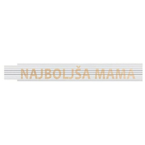 HEKA Zložljivi meter (Dolžina: 2 m, Bela, Natis: NAJBOLJŠA MAMA) Cene