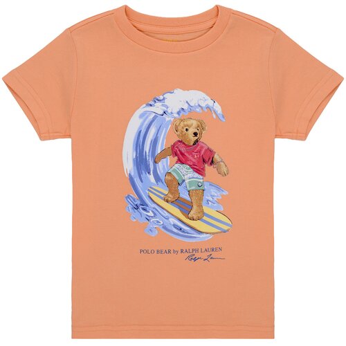 Polo Ralph Lauren Majice s kratkimi rokavi KNIT-T-SHIRT Oranžna Cene