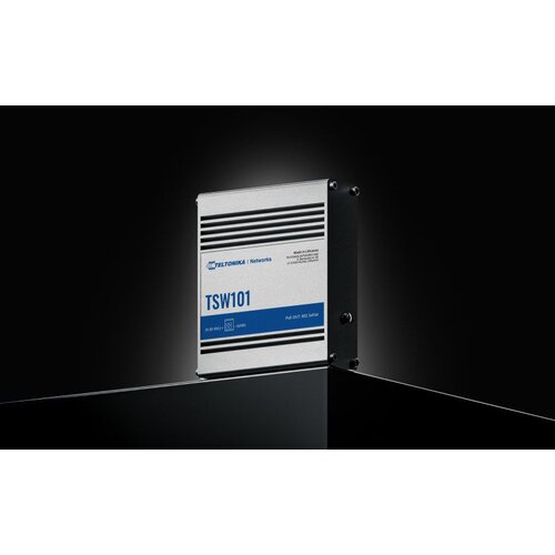 Teltonika stikalo Giga 5-port 4x PoE 60W DIN Mini kovinsko ohi&scaron;je TSW101, (5000319513) Cene