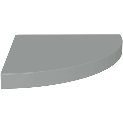 VidaXL plutajuće kutne police 4 kom sive 35 x 35 x 3,8 cm MDF Slike