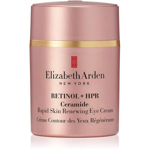 Elizabeth Arden Retinol + HPR Ceramide RAPID SKIN RENEWING EYE CREAM krema za zaglađivanje i posvjetljivanje područja oko očiju 15 ml Slike