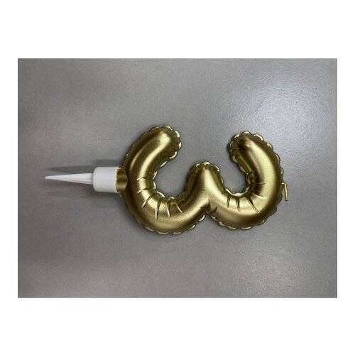 Balloon candle, svećica, zlatna, broj 3 ( 710383 ) Slike
