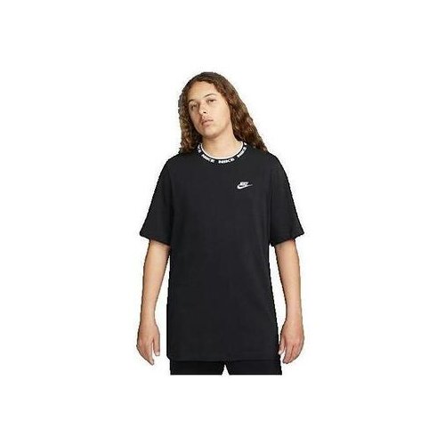 Nike Majice s kratkimi rokavi T-shirt Club Futura Homme Črna Cene