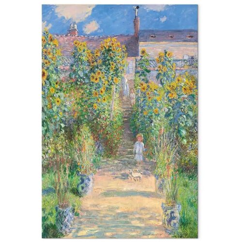  Slika - Claude Monet &amp;ndash; Monet&amp;rsquo;s Garden at V&amp;eacute;theuil 20x30 Premium Print Slike