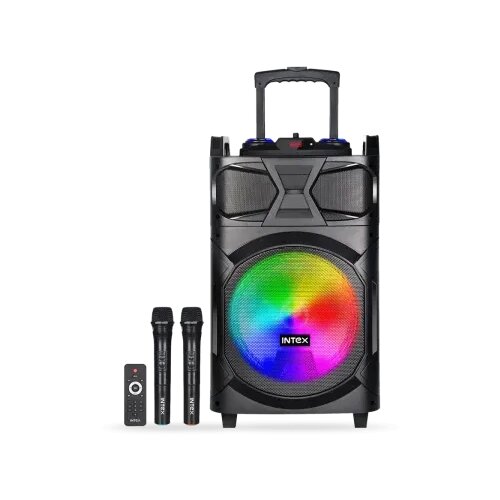 Intex karaoka zvučnik T-350 tufb (dual) v5.1 trolley fm/aux/hdmi/usb/bt 5.1/2 x mic/ daljinski 60W Cene