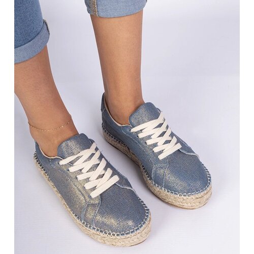 D/CEO marka niezdefiniowana Blue shiny espadrilles Werkato Cijene