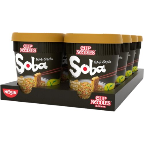  Soba Cup Noodles Japanese Curry - Veliko pakiranje 8 kosov Cene