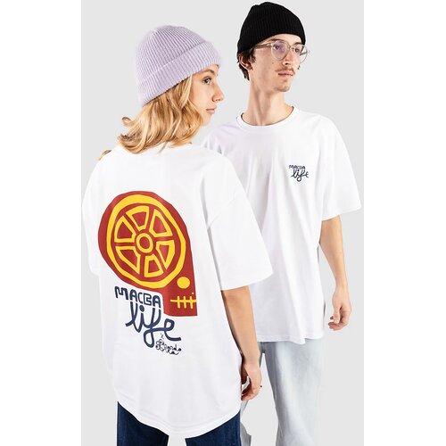 Macba Life Skull T-shirt white Slike