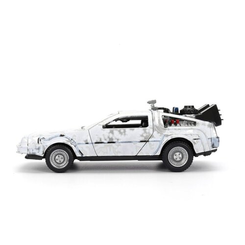  Replika DeLorean Time Machine, ledena izvedba - 40 godina Back to the Future, 1:32 Slike
